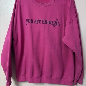 Gildan Pink Crew Neck Sweater